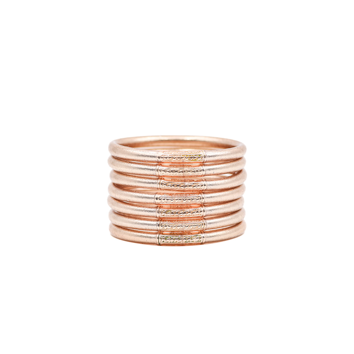 Pulsera Champagne MANIKĀ Classic Bangle, regalo de joyería minimalista en tono champaña