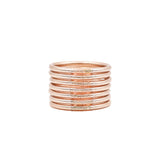 Pulsera Champagne MANIKĀ Classic Bangle, regalo de joyería minimalista en tono champaña