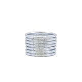 Pulsera plateada MANIKĀ Classic Bangle, regalo de joyería minimalista para mujer